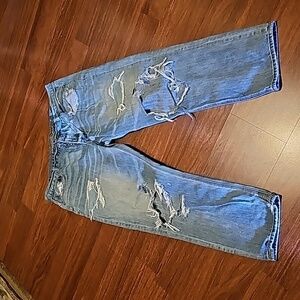 American Eagle Outfitters button fly Size 18 distressed Vintage